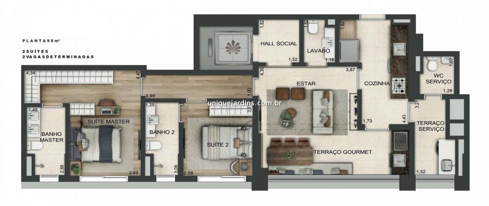 Apartamento à venda na Rua Mário AmaralParaíso - 999-131751-0.jpg