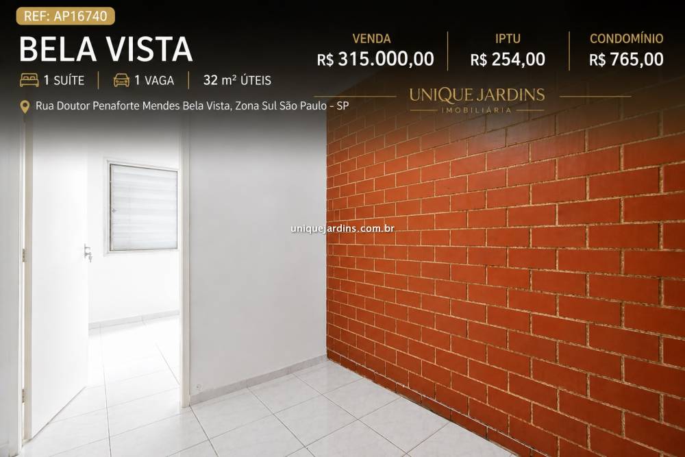 Apartamento venda Bela Vista - Referência AP16740