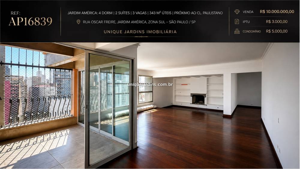 Apartamento venda Jardim América - Referência AP16841