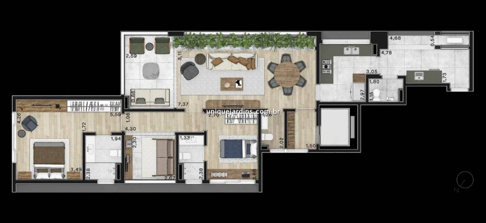 Apartamento à venda na Rua Alves GuimarãesPinheiros - apartamento-pinheiros-sao-paulo-101159-15.jpg